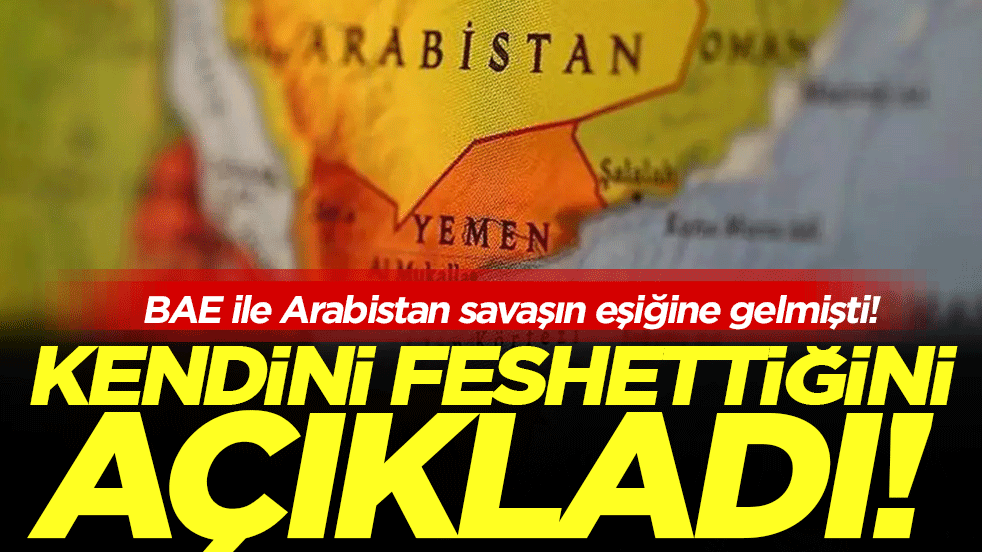 BAE ile Arabistan savaşın eşiğine gelmişti: Kendini feshettiğini açıkladı!