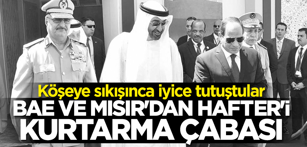 BAE ve Mısır, darbeci Hafter'in son yenilgilerinin ardından Libya'da "siyasi çözüm" çağrılarını yineledi