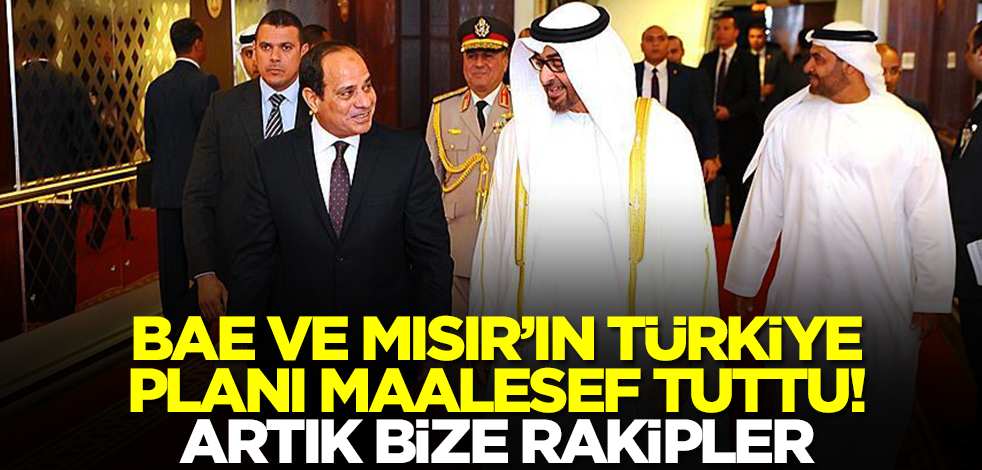 BAE ve Mısır'ın Türkiye planı maalesef tuttu! Artık bize rakipler