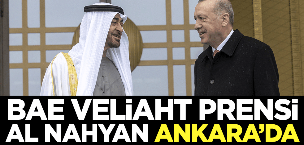 BAE Veliaht Prensi Al Nahyan Ankara'da