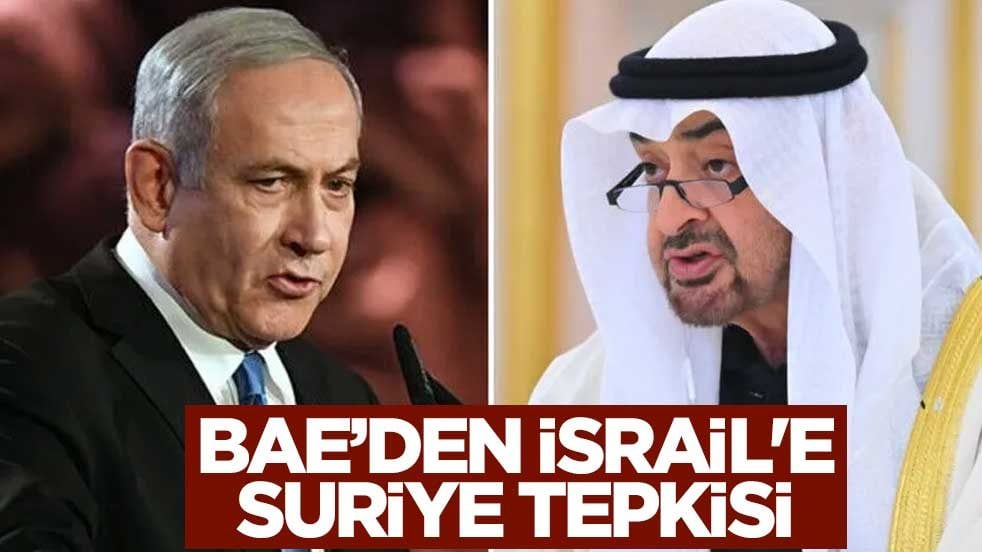 BAE'den İsrail'e Suriye tepkisi