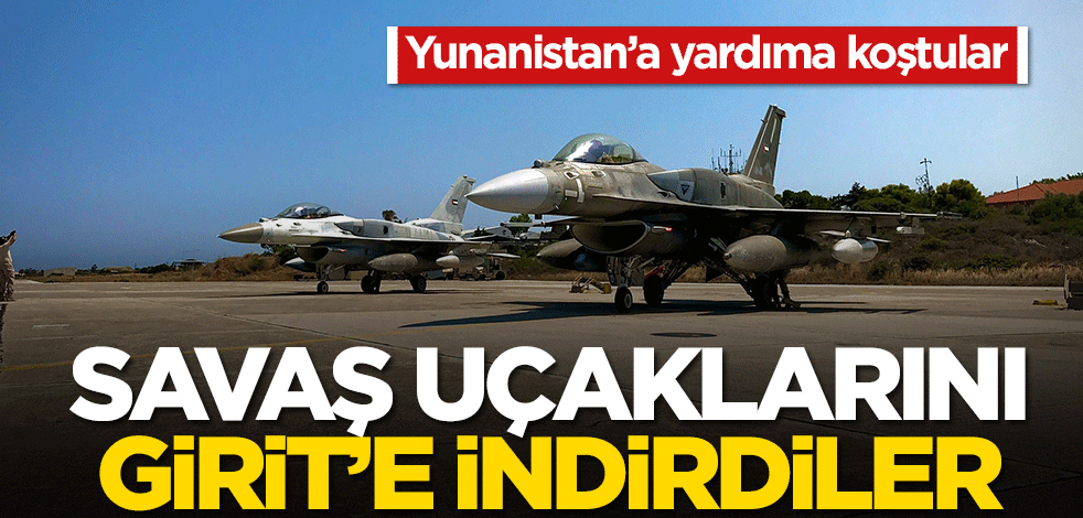 BAE'den küstah adım! Türkiye'ye karşı Girit'e savaş uçaklarını indirdiler