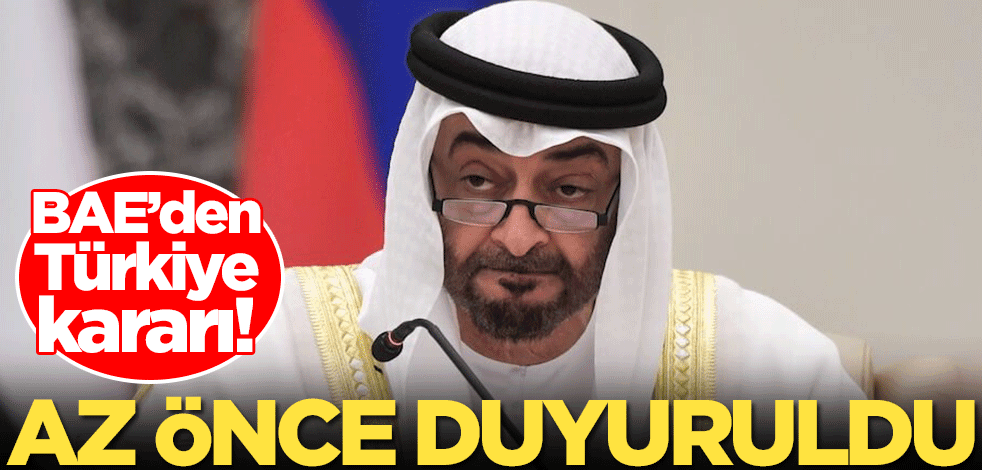 BAE’den Türkiye kararı! Az önce duyuruldu