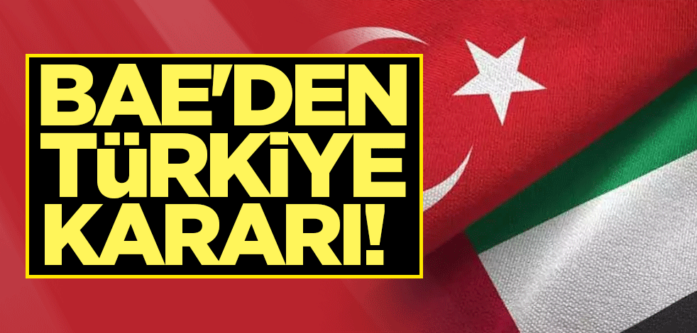 BAE'den Türkiye kararı! İstanbul'a gelecekler