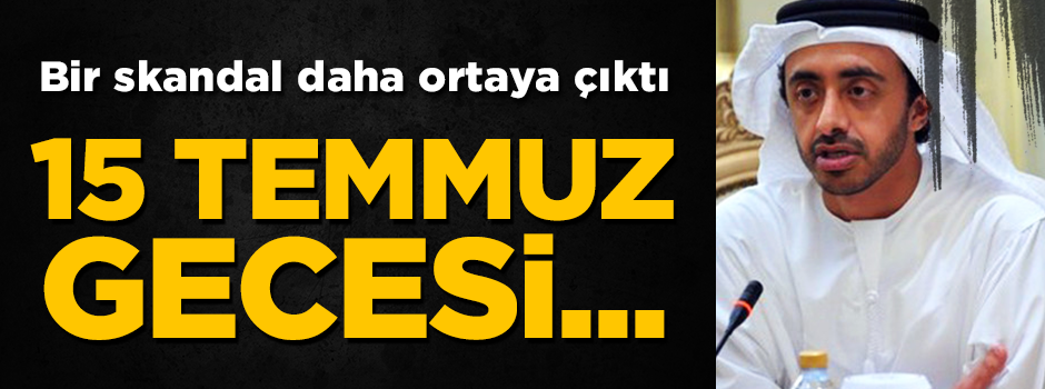 15 Temmuz gecesi BAE'nin hevesi kursağında kalmış