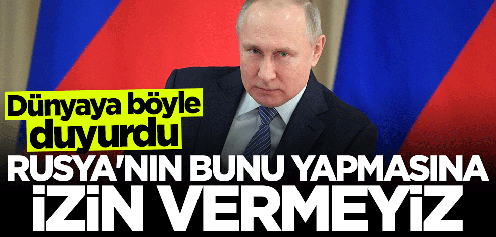 Baerbock: Rusya'nın bunu yapmasına izin vermeyiz