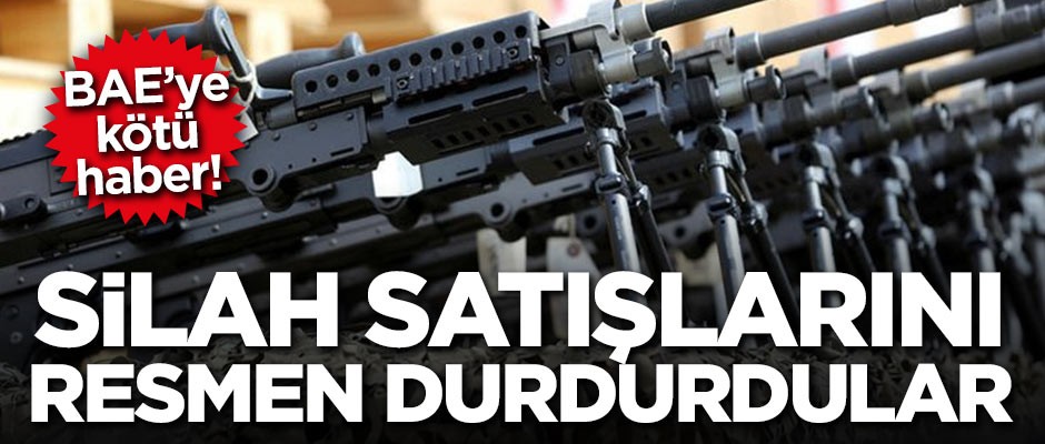 BAE'ye kötü haber! Resmen durduruldu