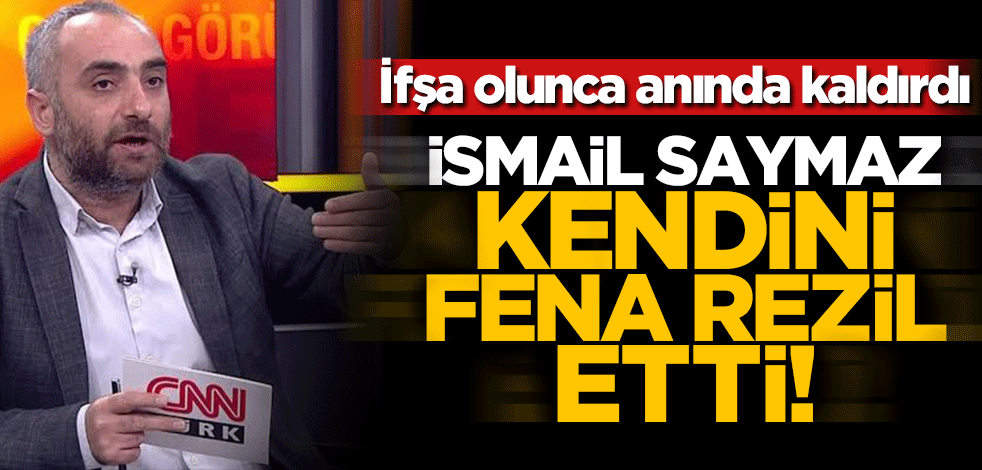 Bağdadi paylaşımı yapan İsmail Saymaz'ın cehaleti ortaya çıktı