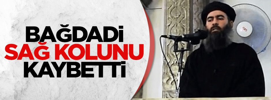 Bağdadi'nin sağ kolu öldürüldü