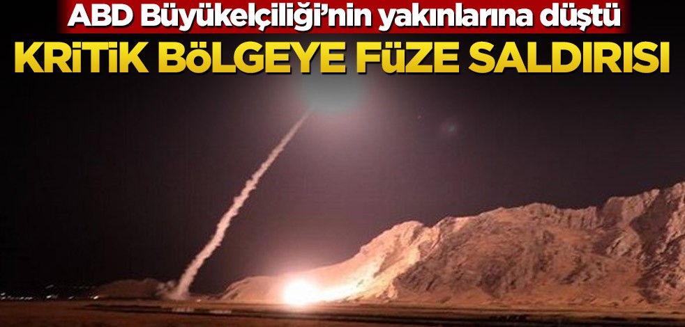 Bağdat'taki, Yeşil Bölge'ye füze saldırısı