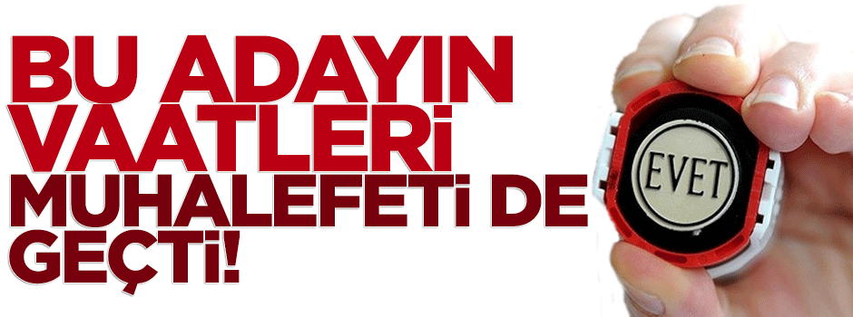 Bağımsız milletvekili adayından ilginç vaatler
