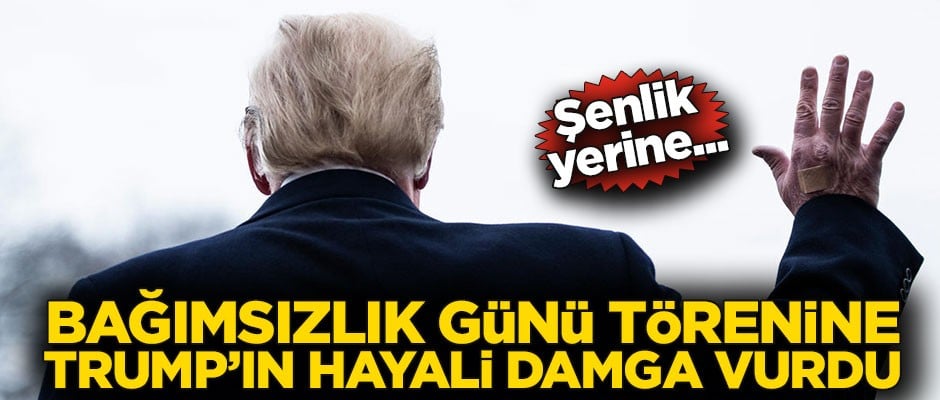 Bağımsızlık günü törenine Trump'ın hayali damga vurdu