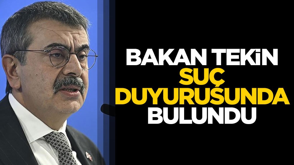 Bağnazlar illallah ettirdi! Bakan Tekin suç duyurusunda bulundu