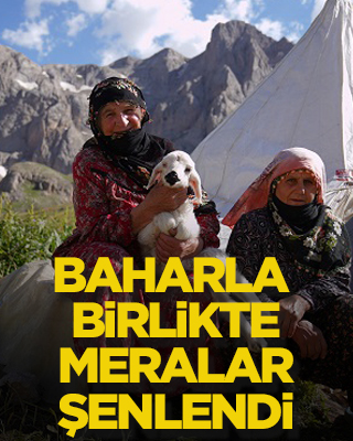 Baharla birlikte meralar şenlendi