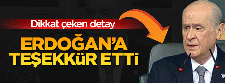 Bahçeli 3 hafta sonra grup toplantısında konuştu