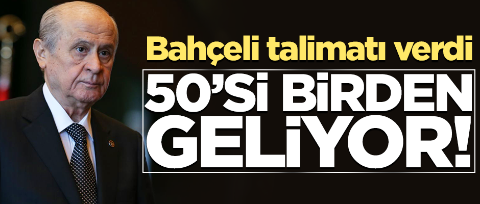 Bahçeli 50 il başkanını toplayacak