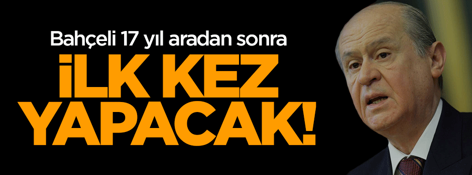 Bahçeli Adana'da köprünün temelini atacak