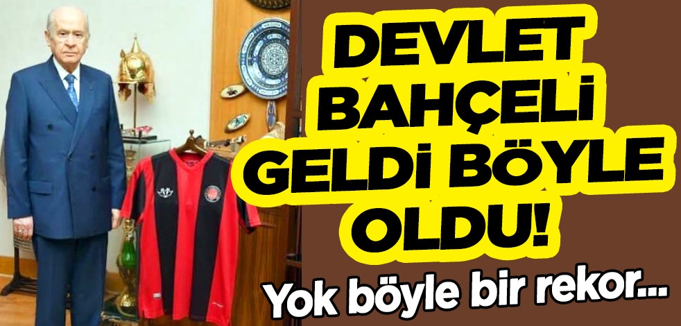 Bahçeli dopingi... Devlet Bahçeli geldi böyle oldu! Müthiş gelişme...