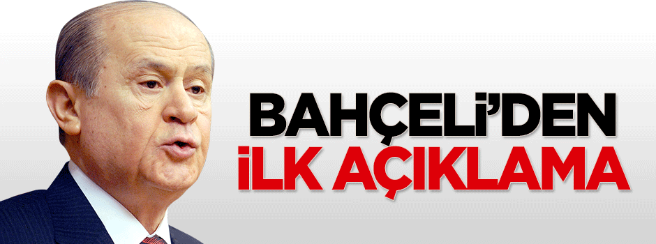 Bahçeli: Erdoğan istifayı düşünmeli