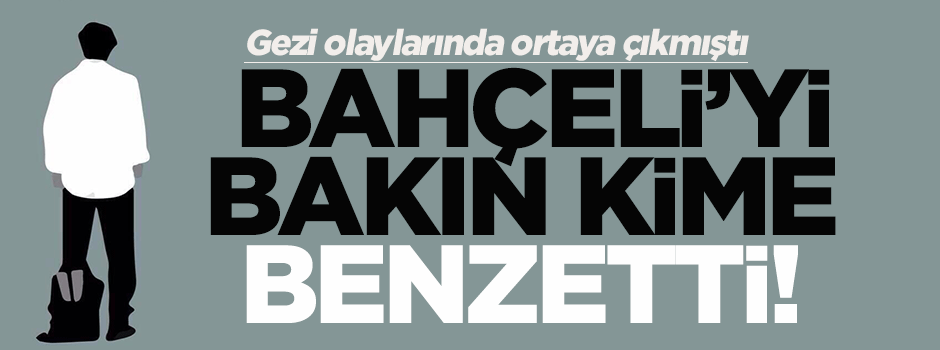 Bahçeli Gezi'deki 'duran adam' gibi