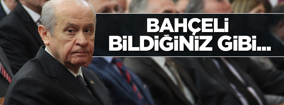 Bahçeli grup toplantısında konuştu