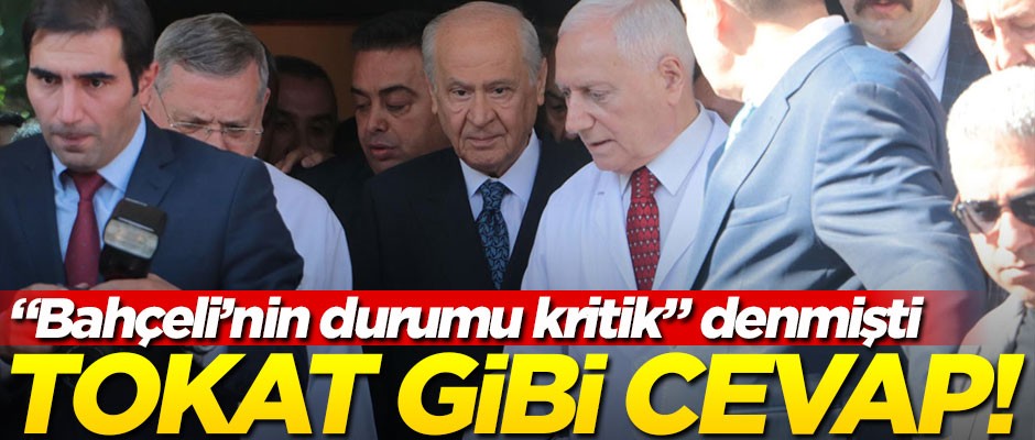 Bahçeli hastanede mi? Bahçeli'nin sağlık durumuna ilişkin MHP'den açıklama...