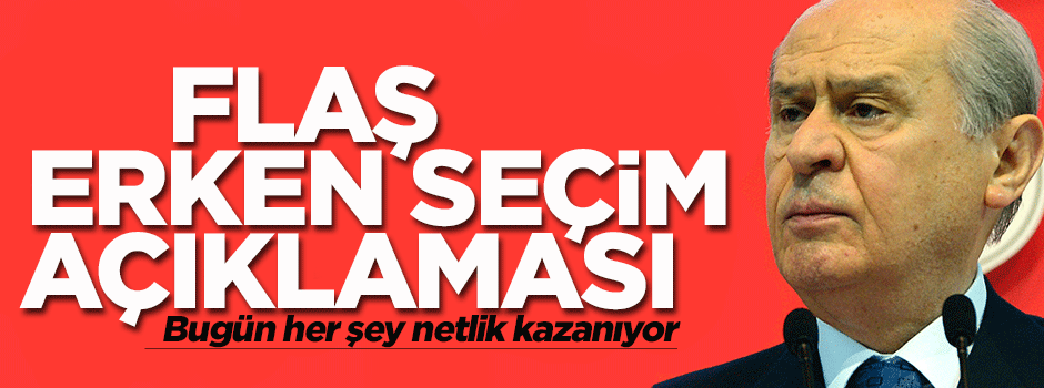 Bahçeli: Koalisyon için fedakarlık gösterilmeli