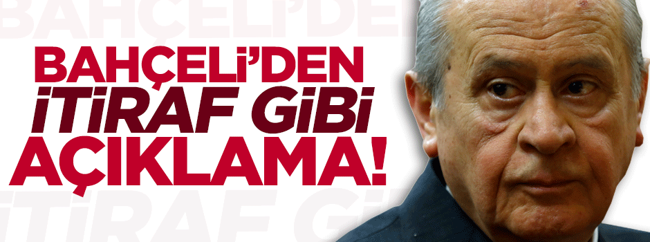 Bahçeli: Koalisyonlardan hayır gelmez
