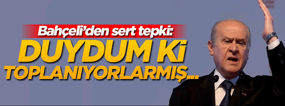 Bahçeli: Miadı dolmuş yüzlere umut bağlamak iflastır