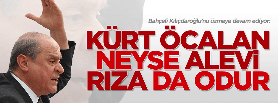 Bahçeli: Öcalan neyse Seyit Rıza da odur