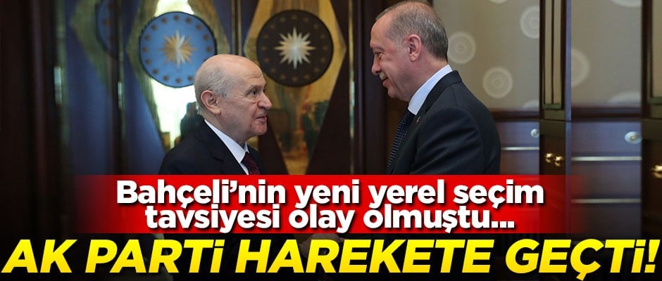 Bahçeli önermişti... AK Parti harekete geçti!