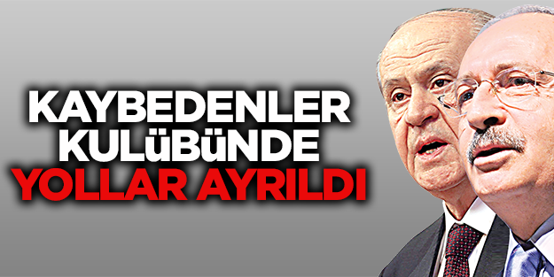 Bahçeli ve Kılıçdaroğlu'nun yolları ayrıldı