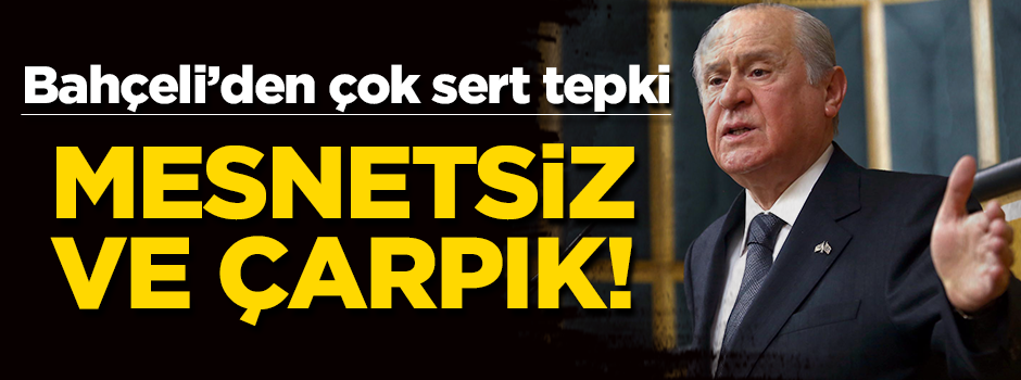 Bahçeli'den ABD'nin Kudüs tasarısını veto kararına tepki