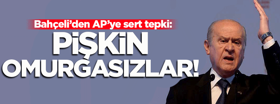 Bahçeli'den AP'ye sert tepki!