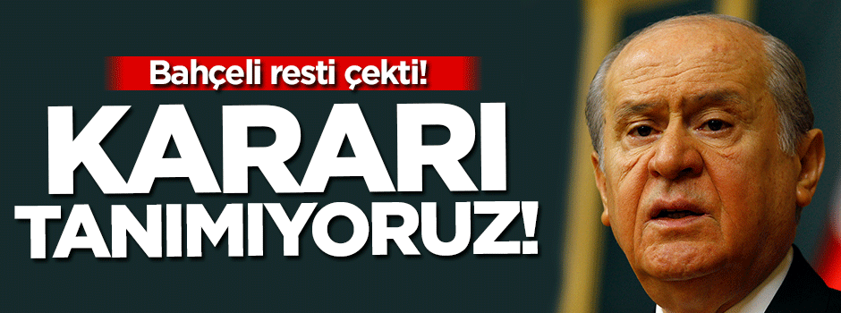 Bahçeli'den çağrı heyetine rest!