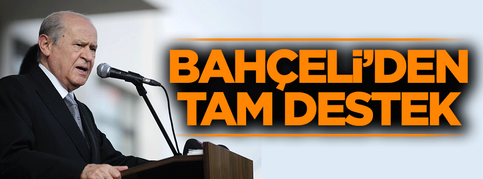 Bahçeli'den Fırat Kalkanı operasyonu açıklaması