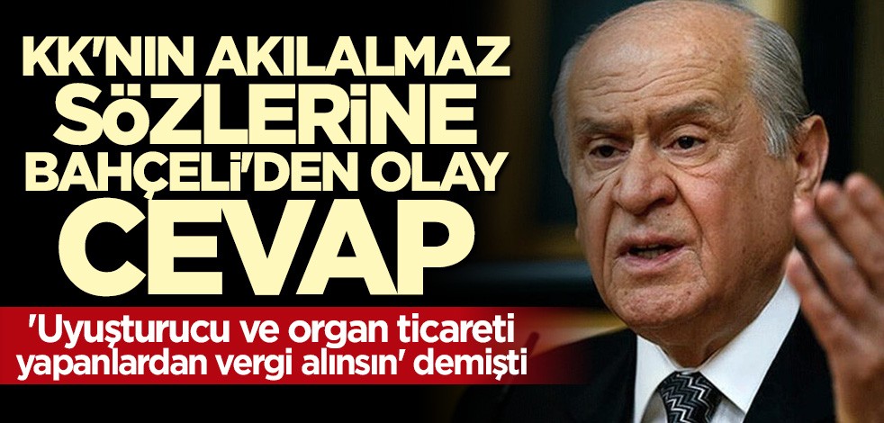 Bahçeli'den Kılıçdaroğlu'na tokat gibi cevap: İradesi şanzıman dağıtmıştır