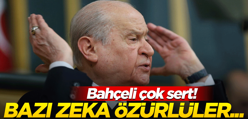 Bahçeli’den sert sözler: Bazı zeka özürlüler…