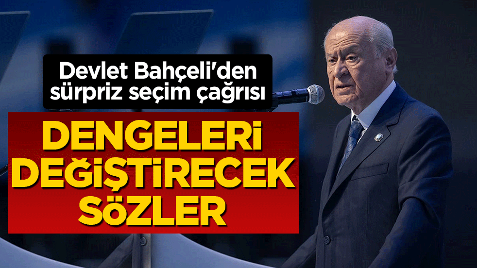 Bahçeli'den siyasette istikrar ve reform mesajı: Seçim sistemi yeniden düzenlenmeli