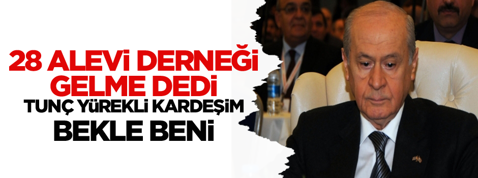 Bahçeli'den Tunceli açıklaması