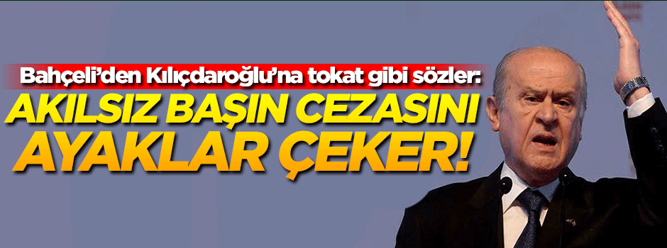 Bahçeli'den yürüyüşe sert tepki: Masumane değil