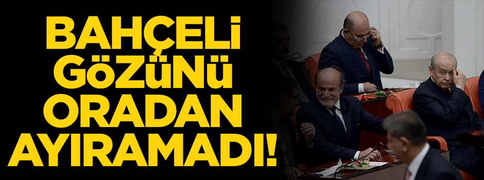 Bahçeli'nin gözü eski sıralarında kaldı