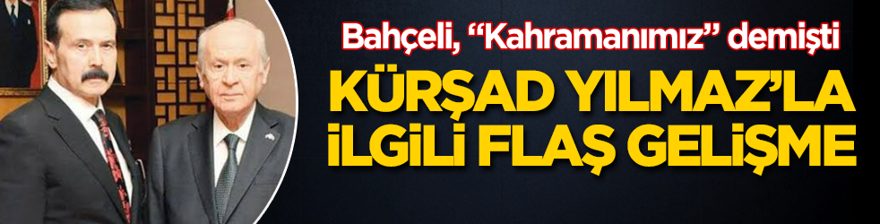 Bahçeli'nin “Kahramanımız” dediği Kürşad Yılmaz evlendi! Nikah şahitliğini bakın kim yaptı