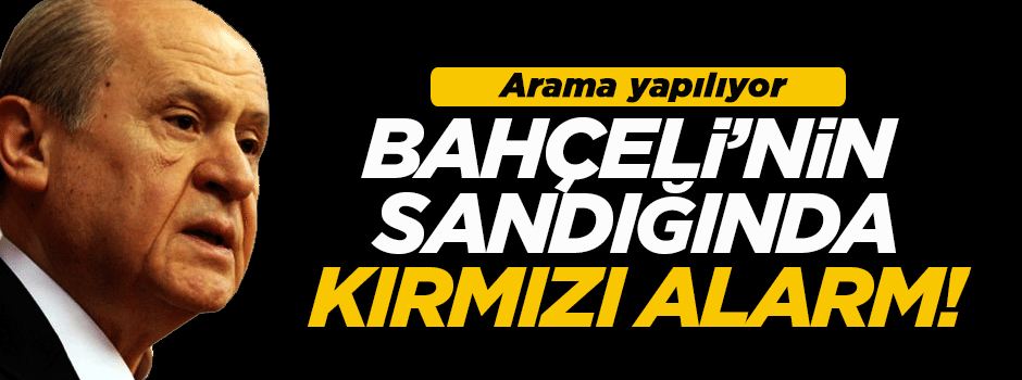 Bahçeli'nin oy kullanacağı sandıkta arama yapıldı