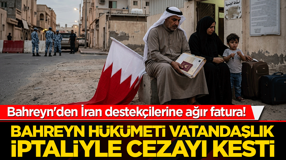 Bahreyn'den İran destekçilerine ağır fatura! Bahreyn hükümeti vatandaşlık iptaliyle cezayı kesti!