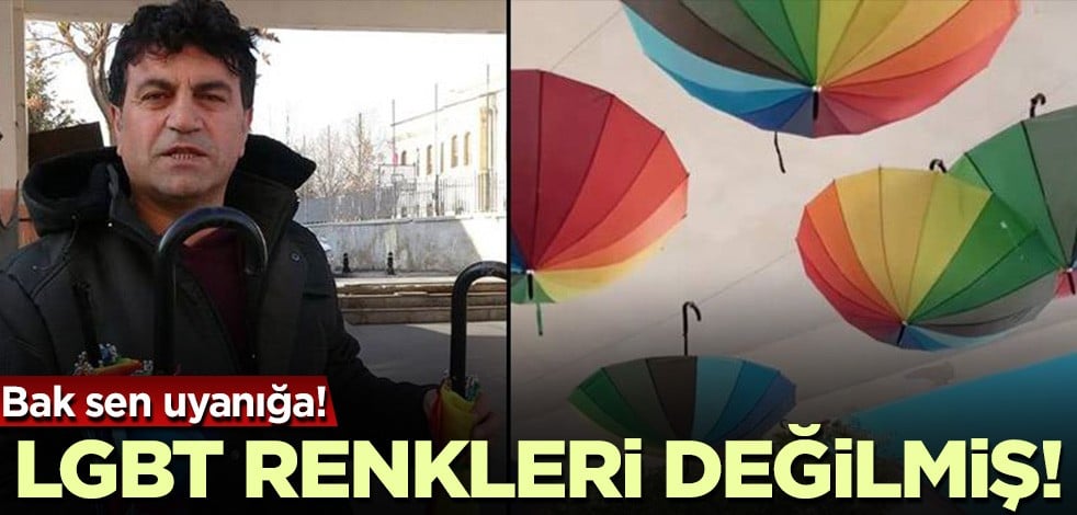 Bak sen uyanığa! LGBT renkleri değilmiş