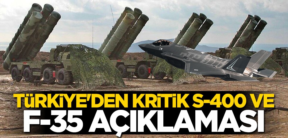 Bakan Akar'dan kritik S-400 ve F-35 açıklaması