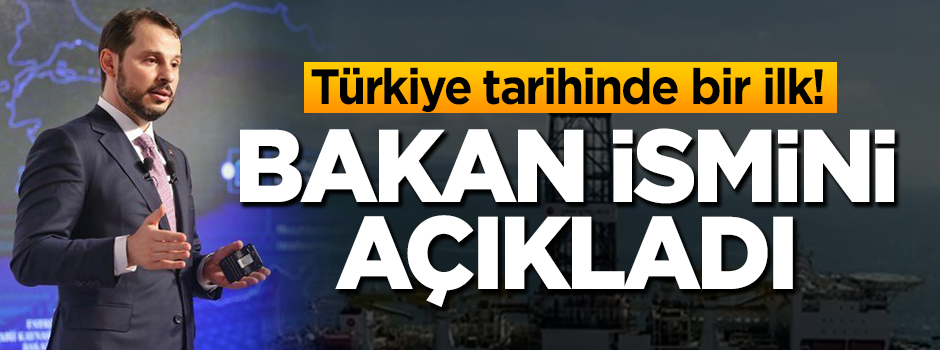 Bakan Albayrak açıkladı: Türkiye tarihinde ilk!