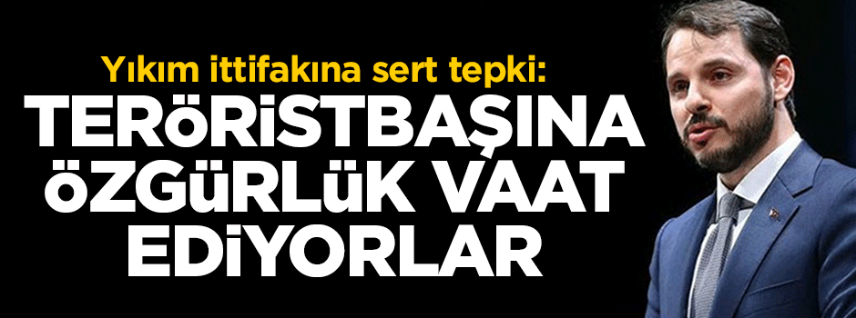 Bakan Albayrak: Teröristbaşına özgürlük vaat ediyorlar