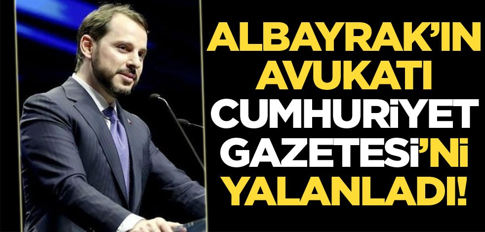 Bakan Albayrak'ın avukatı Özel'den açıklama